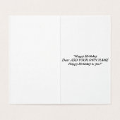 Zingen samen Happy Birthday Kaart (Binnenkant ongevouwen)