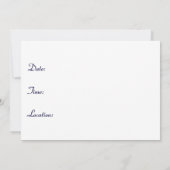 Zingen slikken: Vogels: Music Event Uitnodiging (Achterkant)