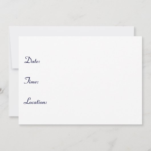 Zingen slikken: Vogels: Music Event Uitnodiging (Achterkant)