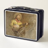 Zingen Spaanse cowboy en banjo spelen Trail Song (Achterkant)