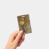 Zingen Spaanse cowboy en banjo spelen Trail Song Badge (Handheld)