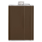 Zingen Spaanse cowboy en banjo spelen Trail Song Heupfles (Achterkant)