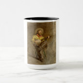 Zingen Spaanse cowboy en banjo spelen Trail Song Mok (Midden)