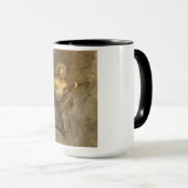 Zingen Spaanse cowboy en banjo spelen Trail Song Mok (Voorkant rechts)