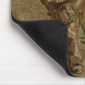 Zingen Spaanse cowboy en banjo spelen Trail Song Muismat (Hoek)