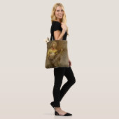 Zingen Spaanse cowboy en banjo spelen Trail Song Tote Bag (Op model)