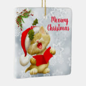 Zingen van het Christmas Cat Ornament (Rechts)