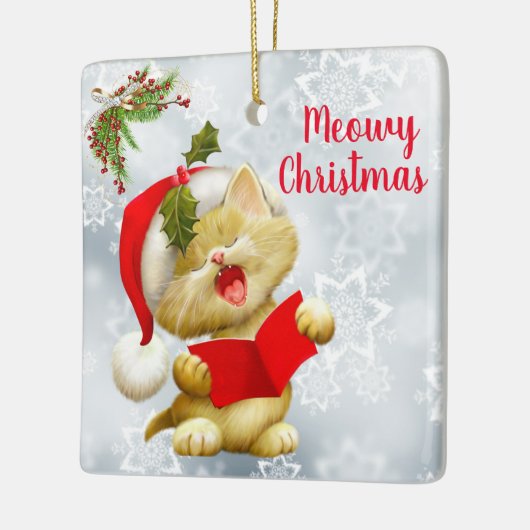 Zingen van het Christmas Cat Ornament (Links)