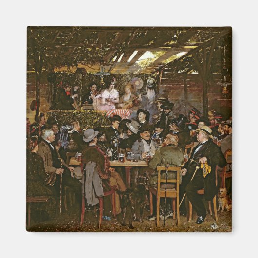 Zingend aan een Captive Crowd Magneet (Voorkant)