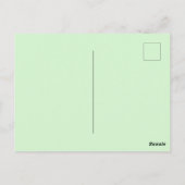 Zingend Briefkaart van de Rode-Winged Blackbird Fo (Achterkant)