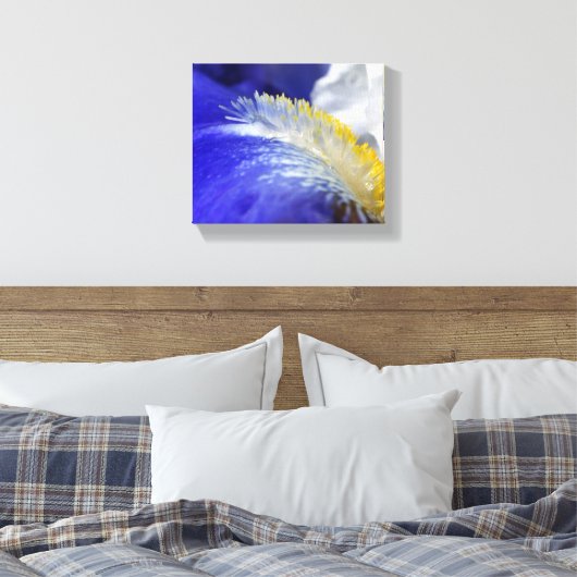 Zingend de Blauwen! Canvas Afdruk (Insitu (Slaapkamer))