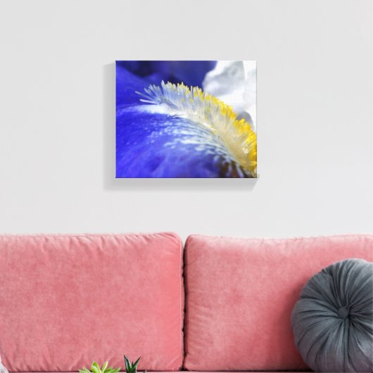 Zingend de Blauwen! Canvas Afdruk (Insitu (Woonkamer))