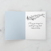 Zingend Kardinaal op de Verjaardag van de Winterta Kaart (Binnen)