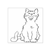 zingend kunststempel voor katten rubberstempel (Afrduk)