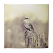 Zingend naar de wereld! tegeltje (Voorkant)