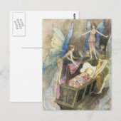 Zingend rond je bedrukte afdrukken briefkaart (Voorkant / Achterkant)