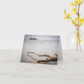 Zingend Strand Kaart (Gele Bloem)