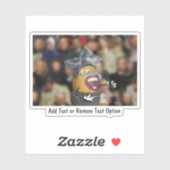 Zingende aardappel en Big Bow Pet Sticker (Vel)