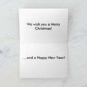 Zingende alpacaKerstkaart Feestdagen Kaart (Binnen)