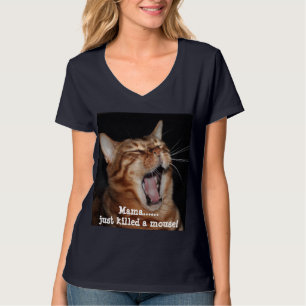 Zingende Bengalen Kat Queen Song Parody Womans T-shirt