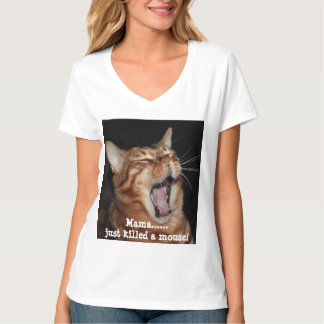 Zingende Bengalen Kat Queen Song Parody Womans T-shirt