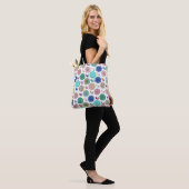 Zingende Bird en Mandala Folk Art Pattern Cute Tote Bag (Op model)