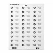 Zingende Bloem Etiket (Full Sheet)