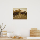  zingende cowboy Birthday Poster (Keuken)