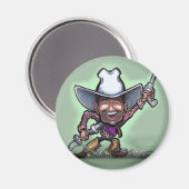 Zingende Cowboy Magneet (Voorkant / Achterkant)