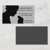 Zingende en vocale muziekkracht Vrije leraar Visitekaartje (Voorkant / Achterkant)