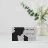 Zingende en vocale muziekkracht Vrije leraar Visitekaartje (Staand voorkant)