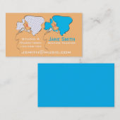 Zingende en vocale muziekkracht Vrije leraar Visitekaartje (Voorkant / Achterkant)