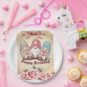 Zingende Gnoom verjaardag Papieren Bordje (Feest)