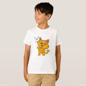 Zingende Kat Kindershirt T-shirt (Voorkant volledig)