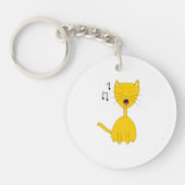 Zingende kat. sleutelhanger (Voorkant)