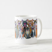 Zingende katten, kartelende katten rond de Mok (Voorkant rechts)