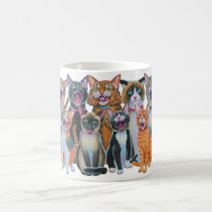 Zingende katten koffiemok