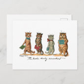 Zingende katten van Louis Wain Briefkaart (Voorkant / Achterkant)