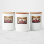 Zingende Katten Voedselcontainer Etiket (Flessen)