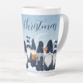 Zingende kerstkabouters latte mok (Rechterhoek)