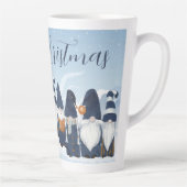 Zingende kerstkabouters latte mok (Rechts)