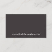 Zingende Kinder Visitekaartjes van de van de Pian (Achterkant)