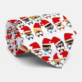 Zingende Kinderen Carolers Kerstmis Stropdas (Opgerold)