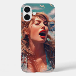 Zingende Lady Telefoonhoesjes iPhone 16 Plus Hoesje