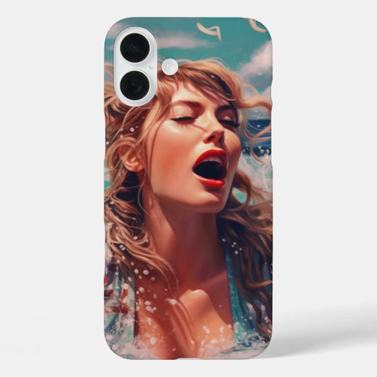 Zingende Lady Telefoonhoesjes Case-Mate iPhone Case (Achterkant)