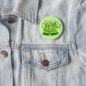 Zingende Leprechauns Knop Ronde Button 5,7 Cm (In situ)