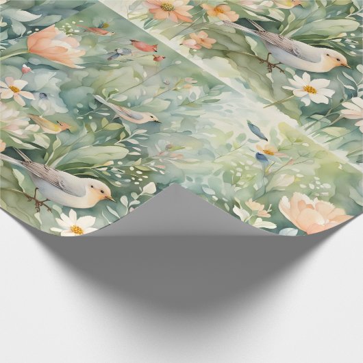 Zingende liefde cadeaupapier (Hoek)