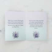 Zingende mees van tederheid kaart (Binnen)