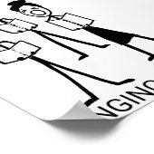 Zingende mensen poster (Hoek)