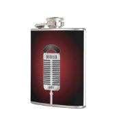 Zingende microfoonfles heupfles (Links)